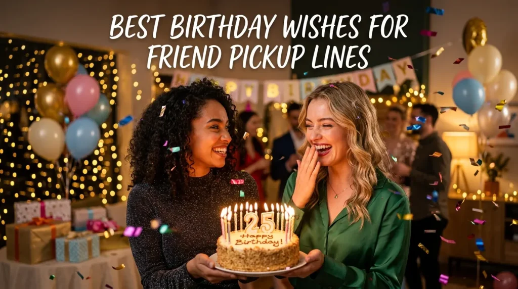 Best Birthday Wishes for Friend Pickup Lines