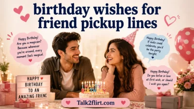 birthday wishes for friend pickup lines
