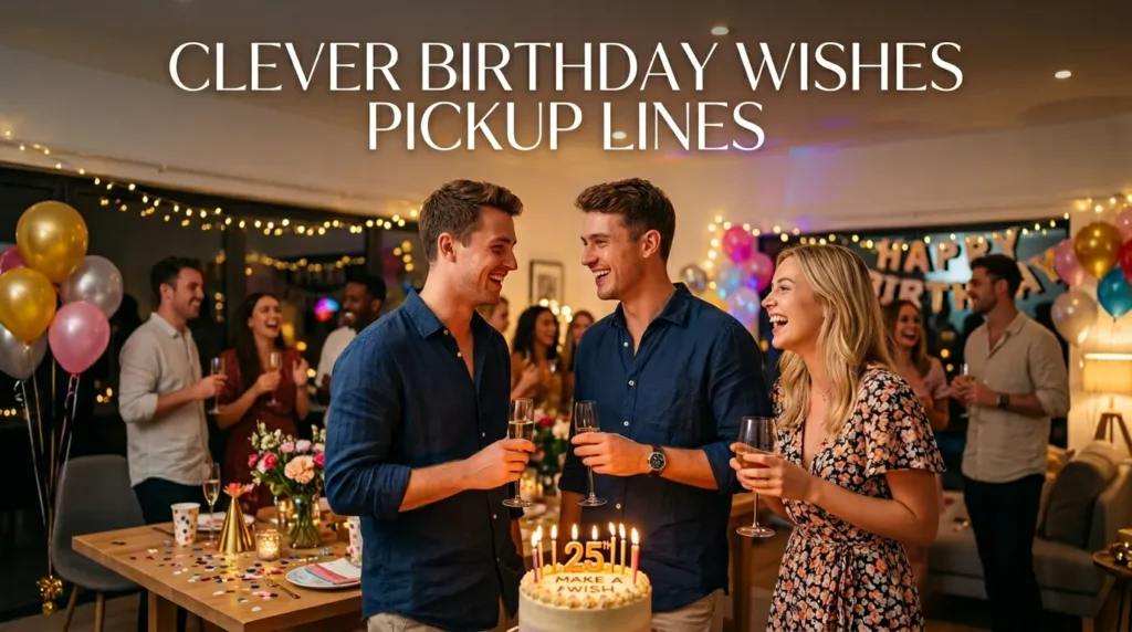 Clever Birthday Wishes Pickup Lines