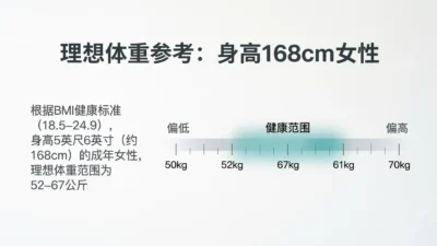 Ideal Weight for 5 6 Female in KG