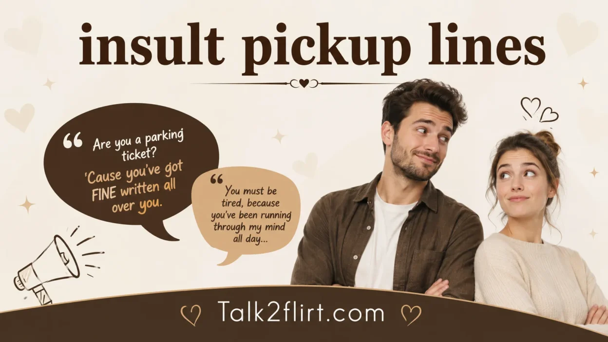 Insult Pickup Lines